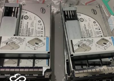 Solid State Drive (SSD) being prepped for our Wordpress SSD hosting